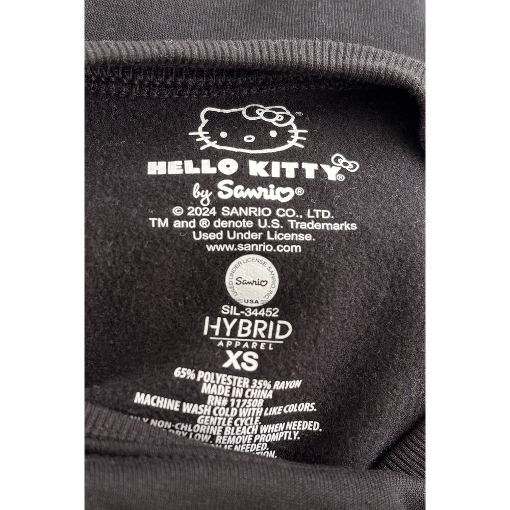 Sanrio Hello Kitty Pumpkin Halloween Womens XS Sweatshirt Preowned - Picture 4 of 4